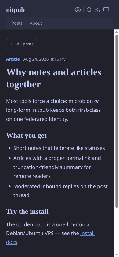 nitpub post permalink with federated replies